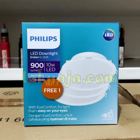 Lampu Philips Downlight Eridani DL190B 10W Pack - Beli 3 Grati 1