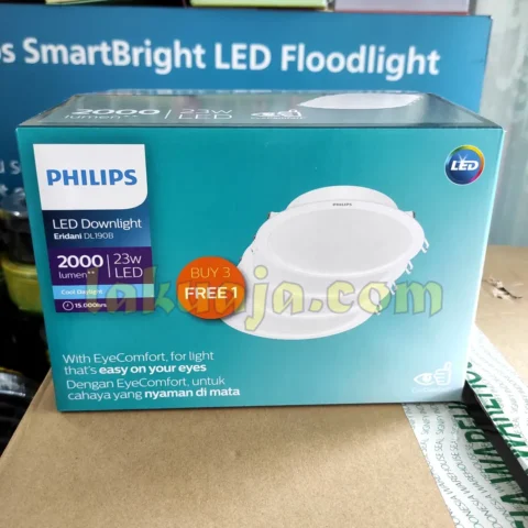 Lampu Philips Downlight Eridani DL190B 23W Pack - Beli 3 Grati 1