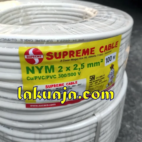 kabel-supreme-nym-2x2.5mm-roll-100-mtr-new
