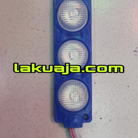 lampu-led-modul-3-mata-biru-12-volt