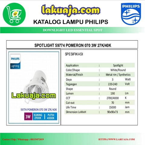 katalog-lampu-philips-downlight-led-59774-pomeron-3watt