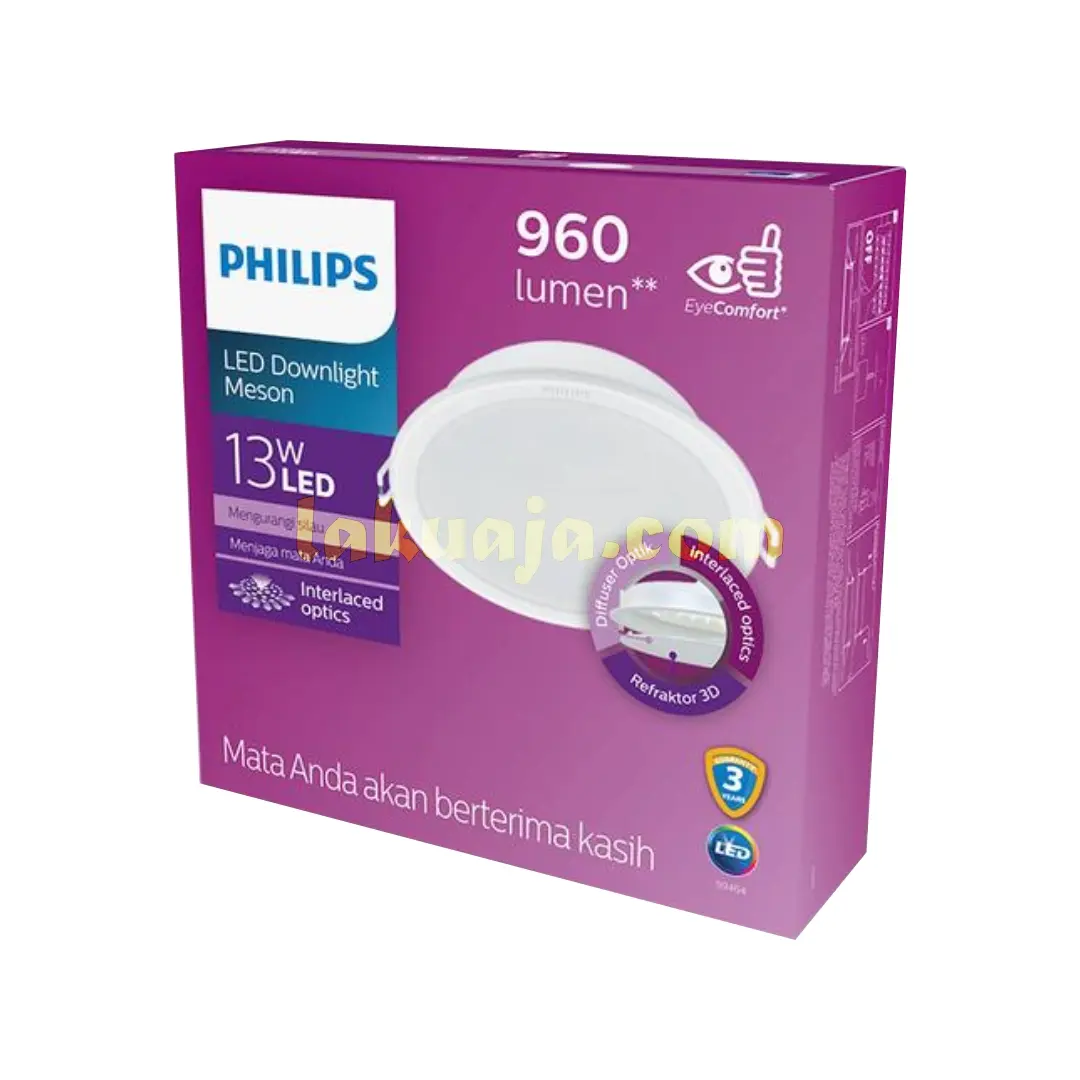 lampu downlight philips meson 13w inbow