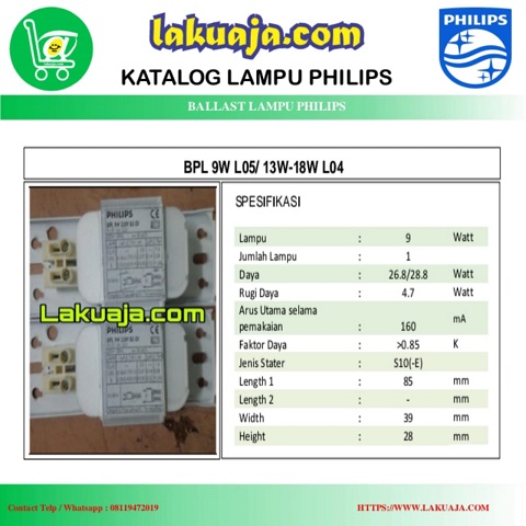 katalog-ballast-lampu-philips-bpl-9w-l05-13w-18w-l04