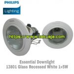 lampu-philips-downlight-13801-glass-recessed-white-1x5w
