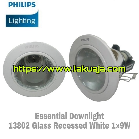 lampu-philips-downlight-13802-glass-recessed-white-1x9w