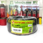 kabel nyyhy 2x0.75mm supreme roll @100 meter