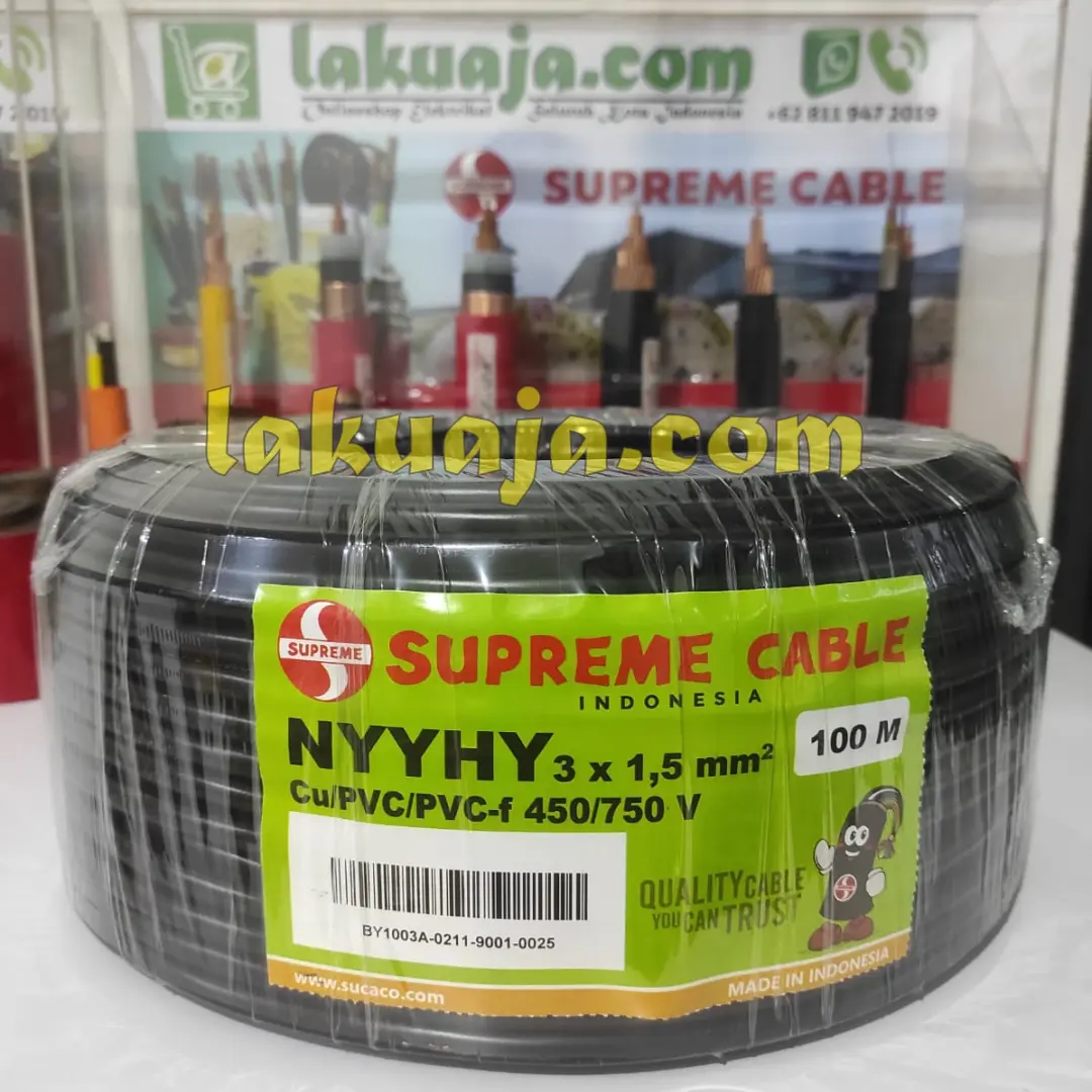 kabel nyyhy 3x1.5mm supreme roll 100 meter