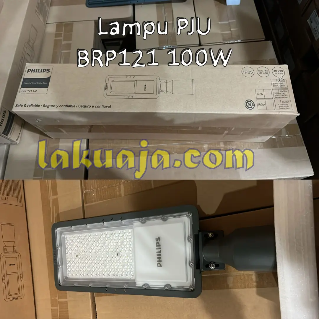 lampu jalan led philips brp121 100w